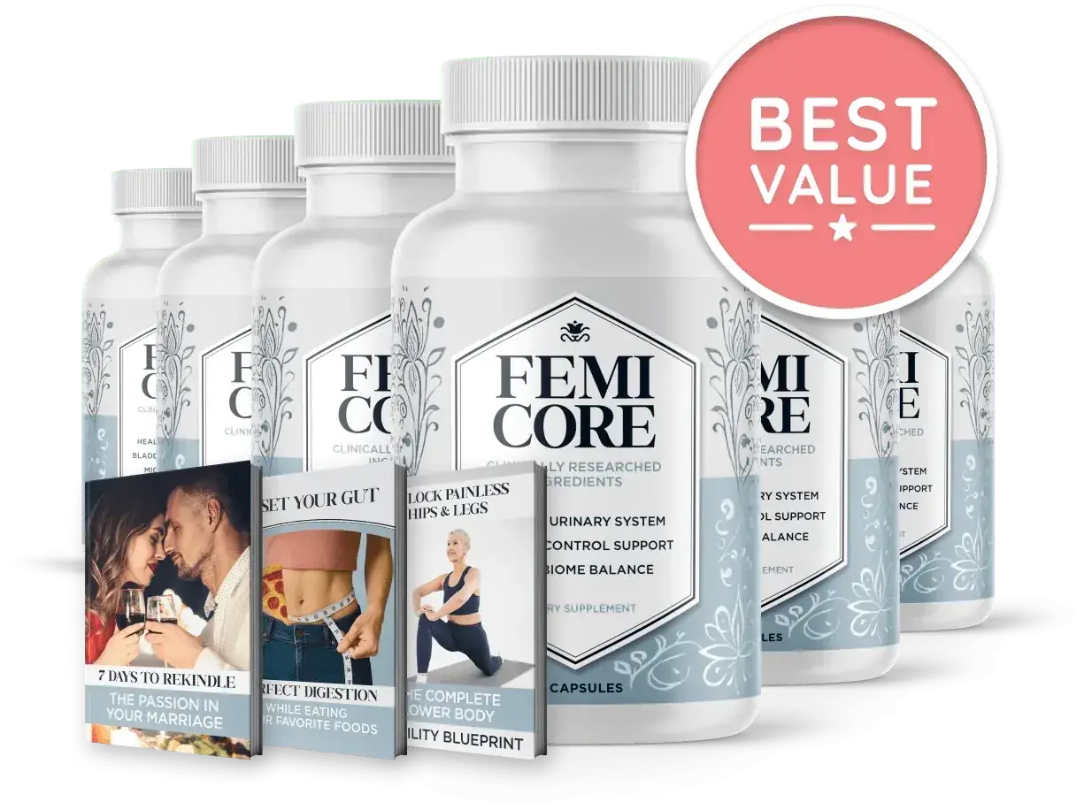FemiCore six bottle package